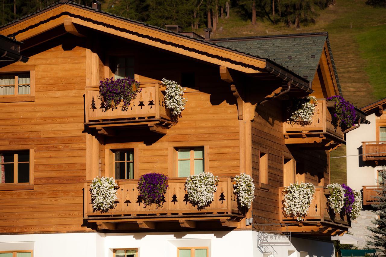 Les Fleurs Bleues Aparthotel Livigno Bagian luar foto